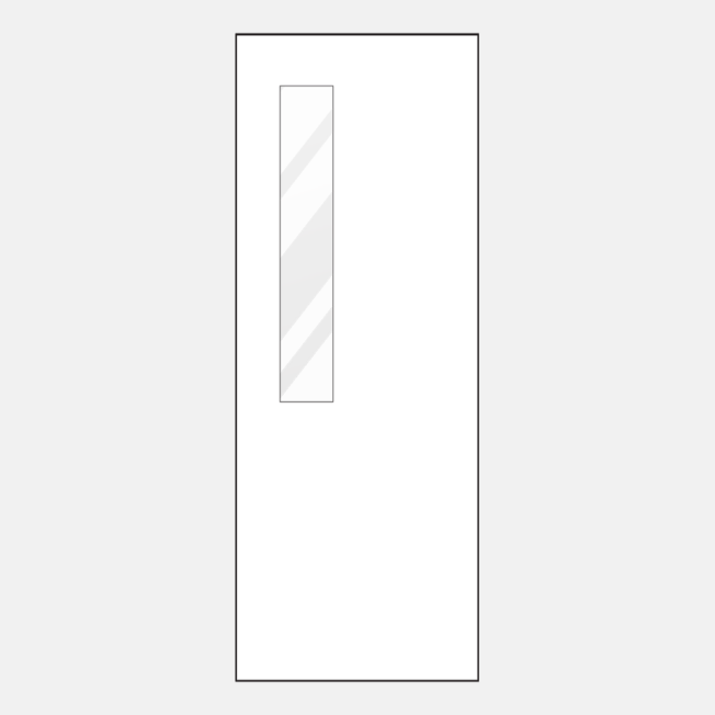 Line drawing of a ProVia 131 8-foot entry door style