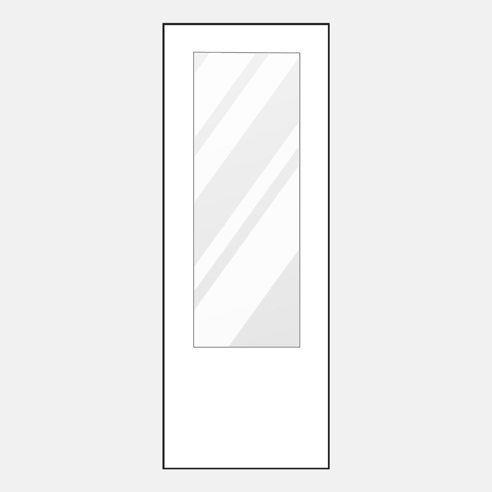 Line drawing of a ProVia 440 8-foot entry door style