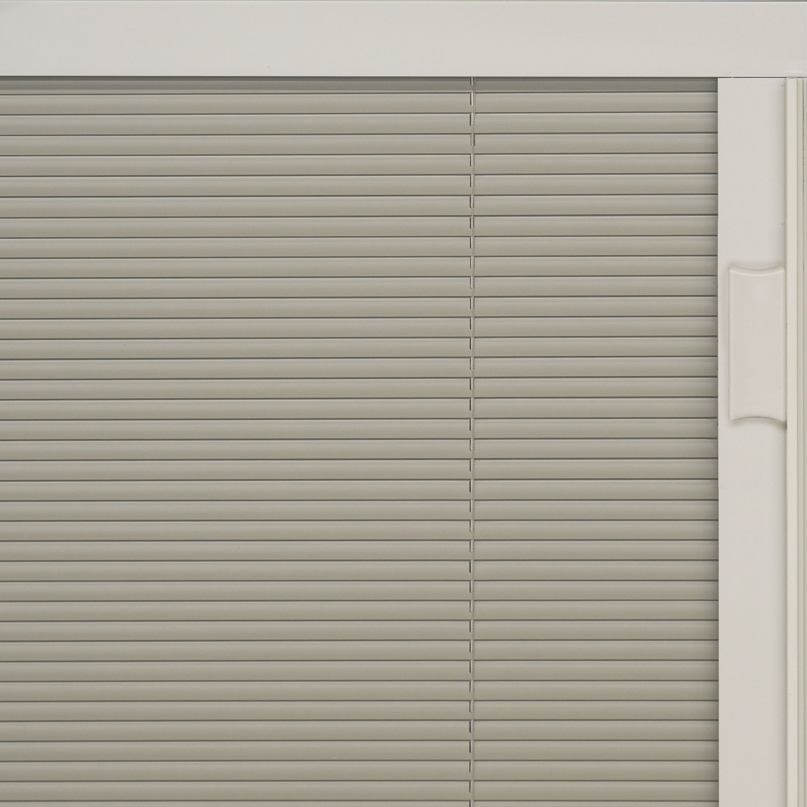 Tan Internal Blinds