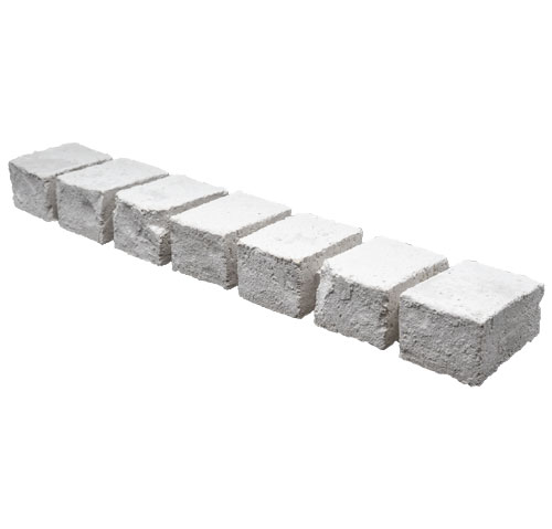 Isolated image of a manufactured stone brick sill