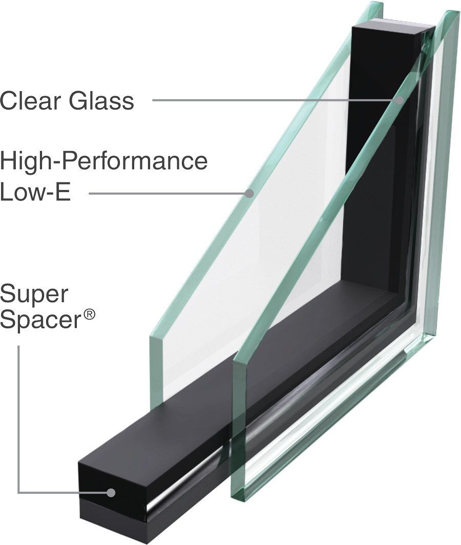 ProVia ComforTech™ glass option DLE