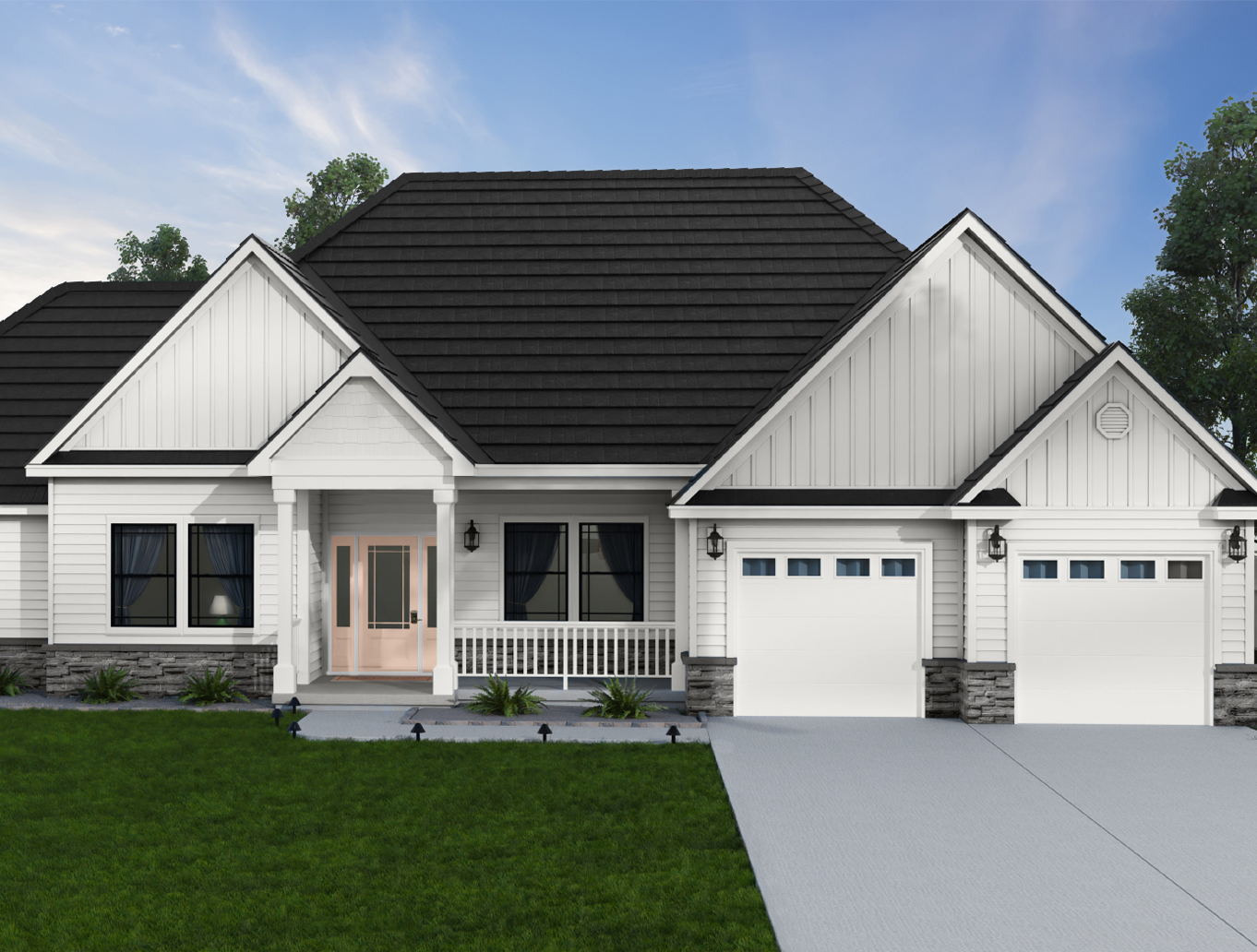 Blush Home Exterior Color Palette