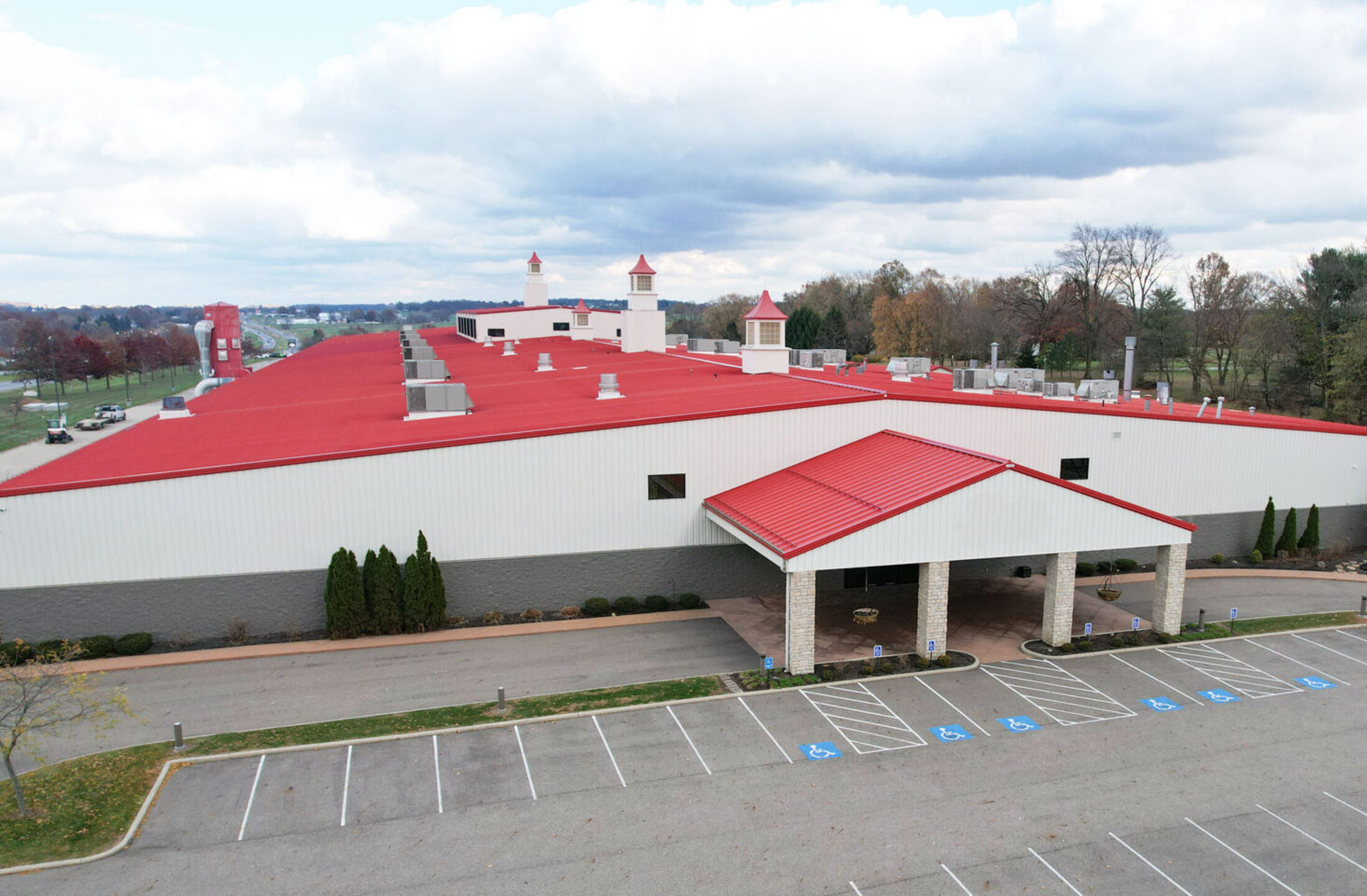 Exterior view of the ProVia® steel door manufacturing facility in Dalton, Ohio