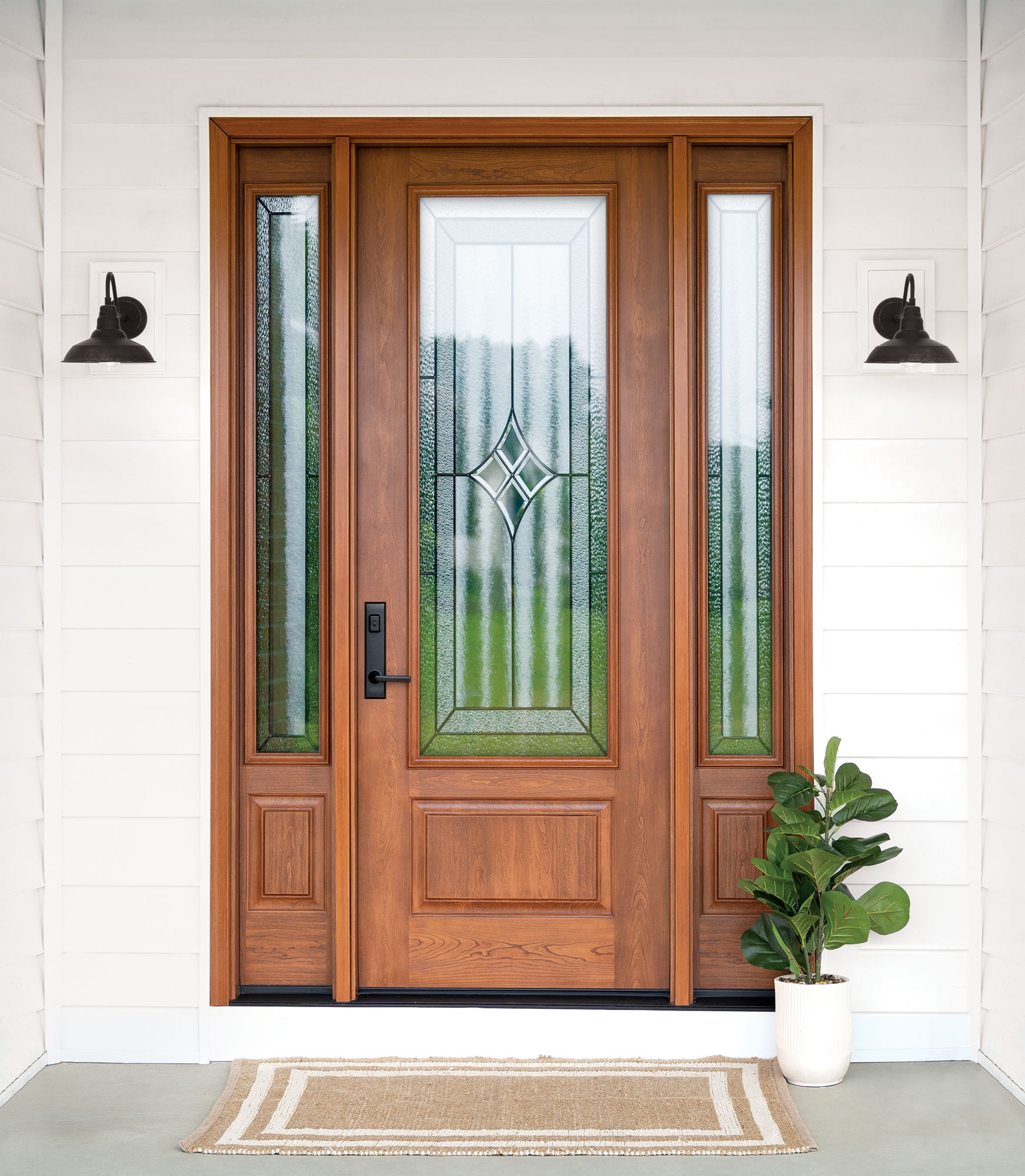 Signet® Cherry 440 in American Cherry with Aria Decorative Glass