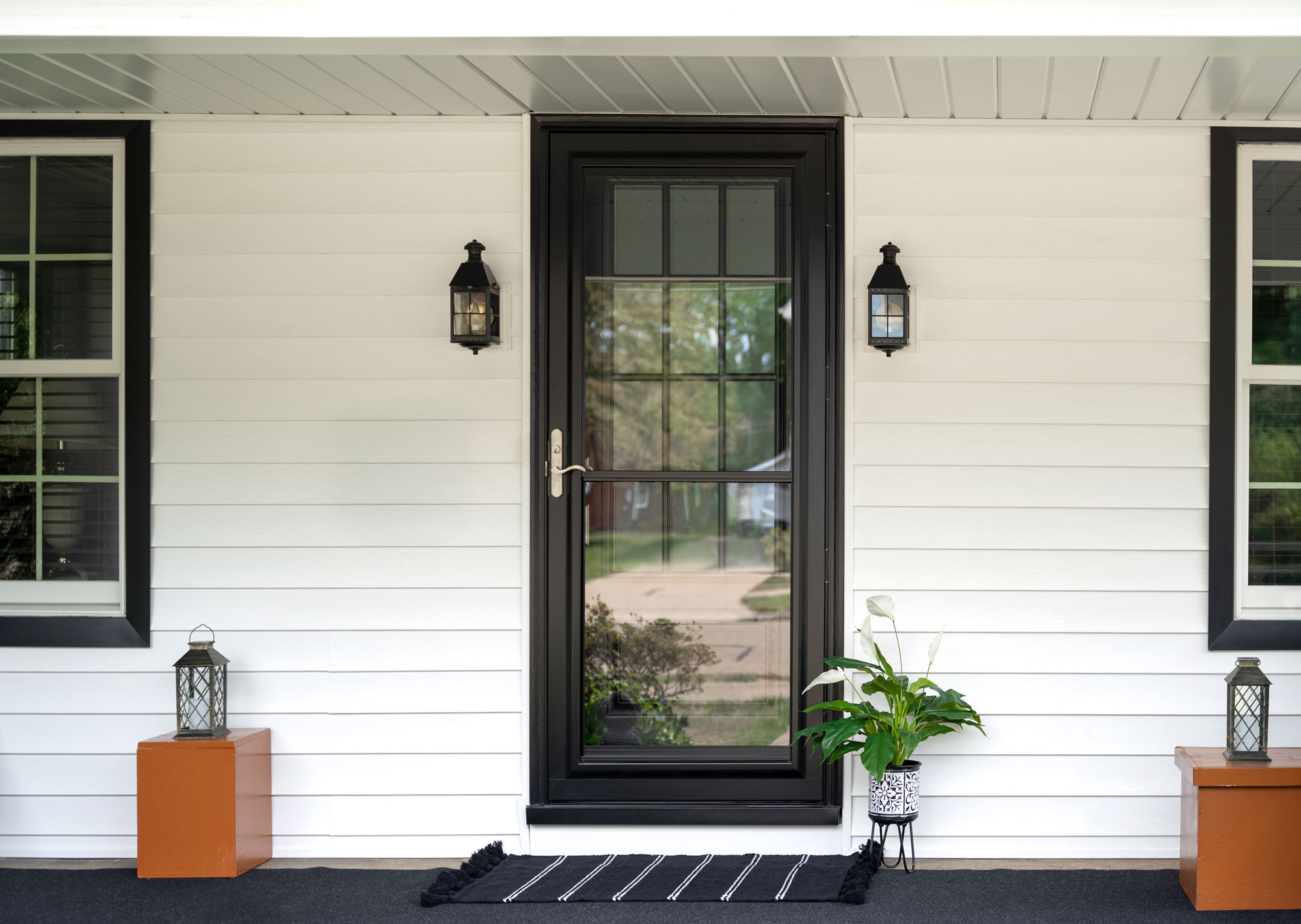 Spectrum™ 291 Full View Storm Door in Coal Black