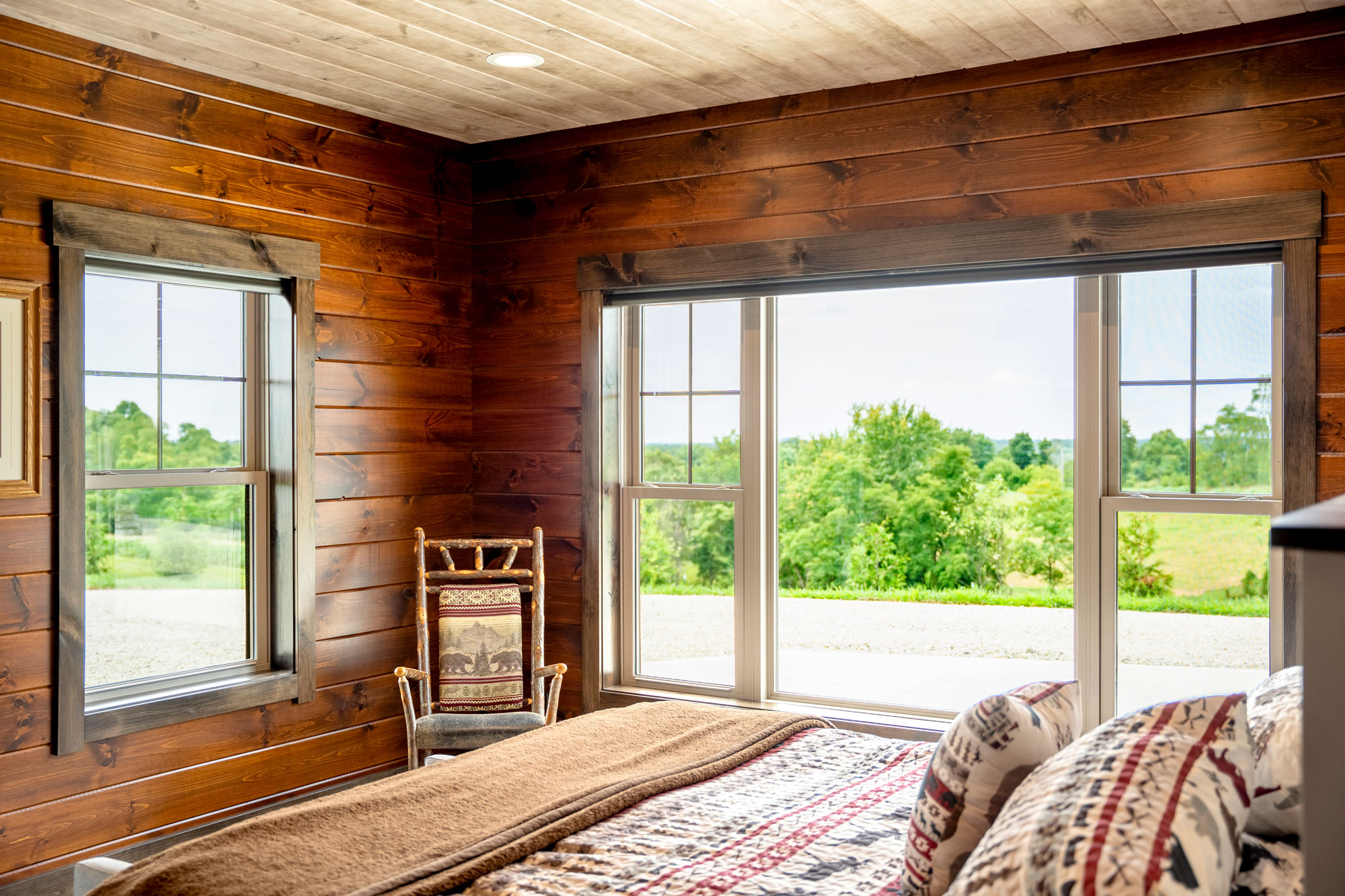 Endure™ Double Hung and Picture Windows in Sandstone