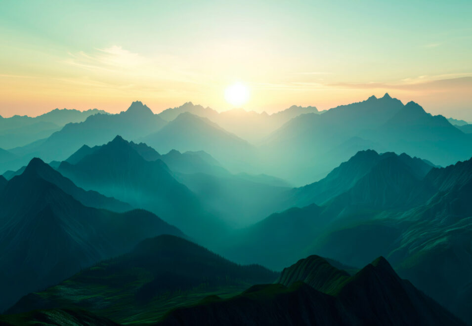 {Mountain Sunrise}