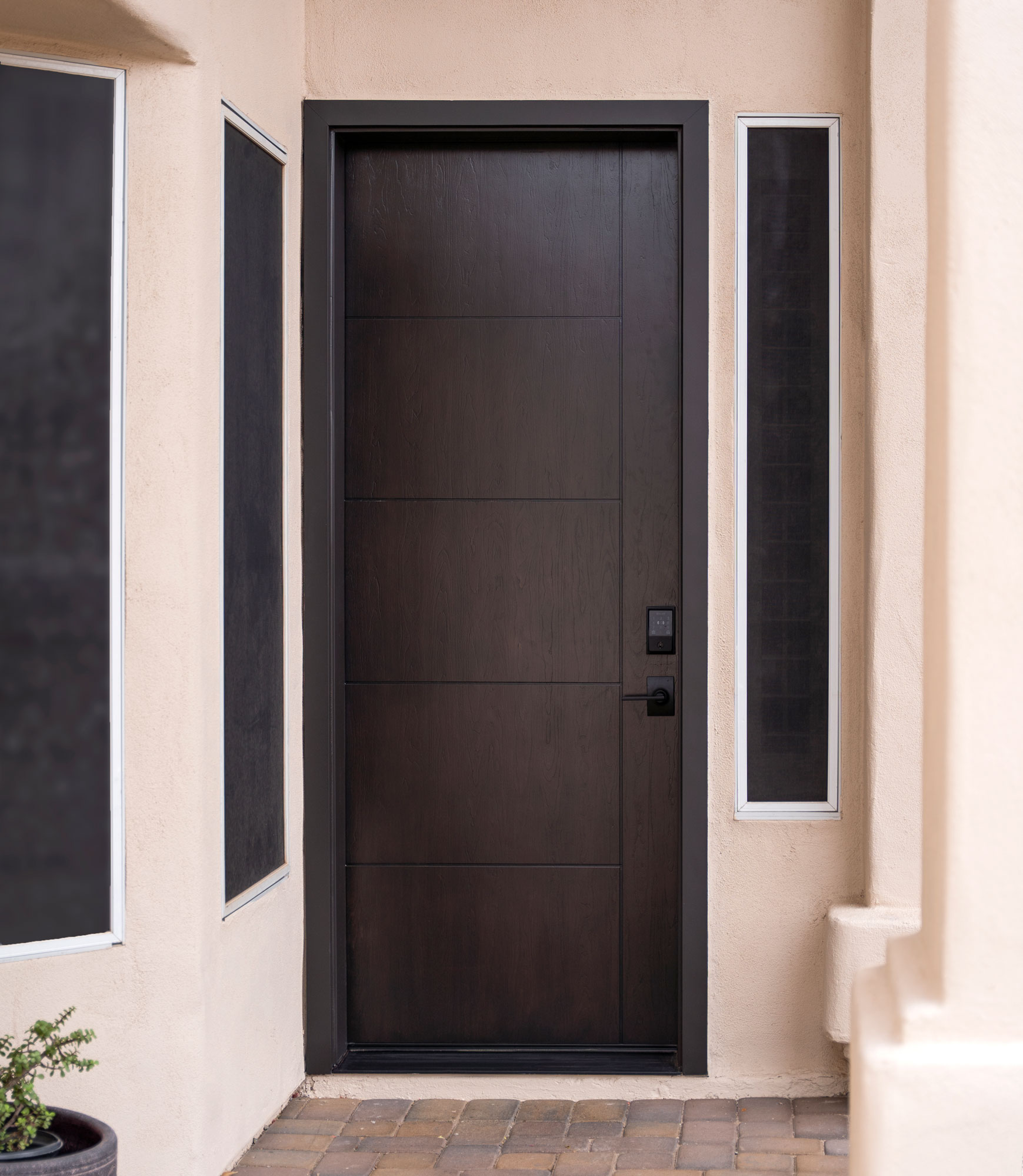 Signet® Cherry 001-INS5-HN 8' Inscribed Door in Coffee Bean