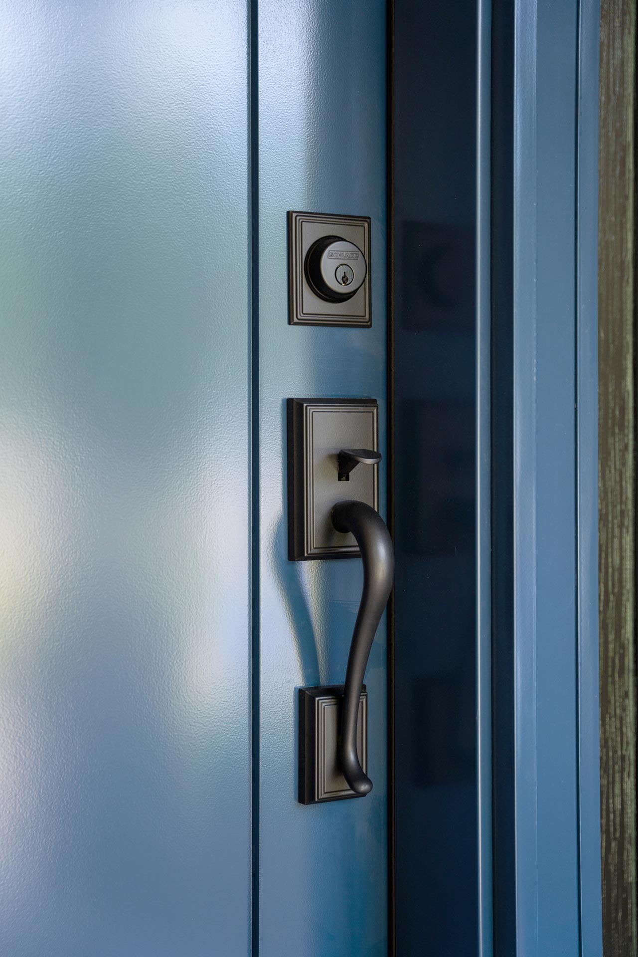 Schlage® Addison Entry Door Hardware in Black