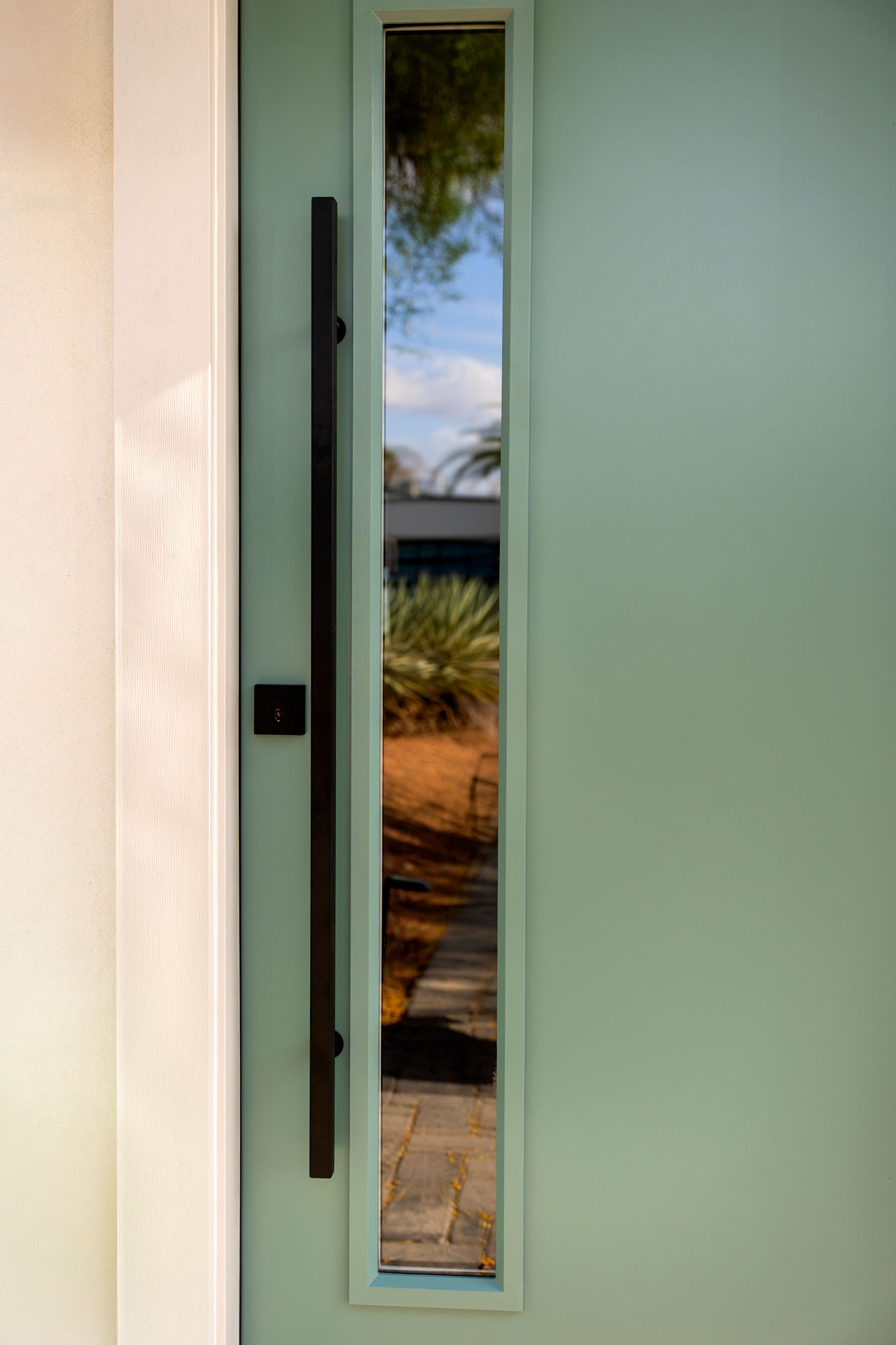 Emtek® Square Entry Door Pull Bar in Black