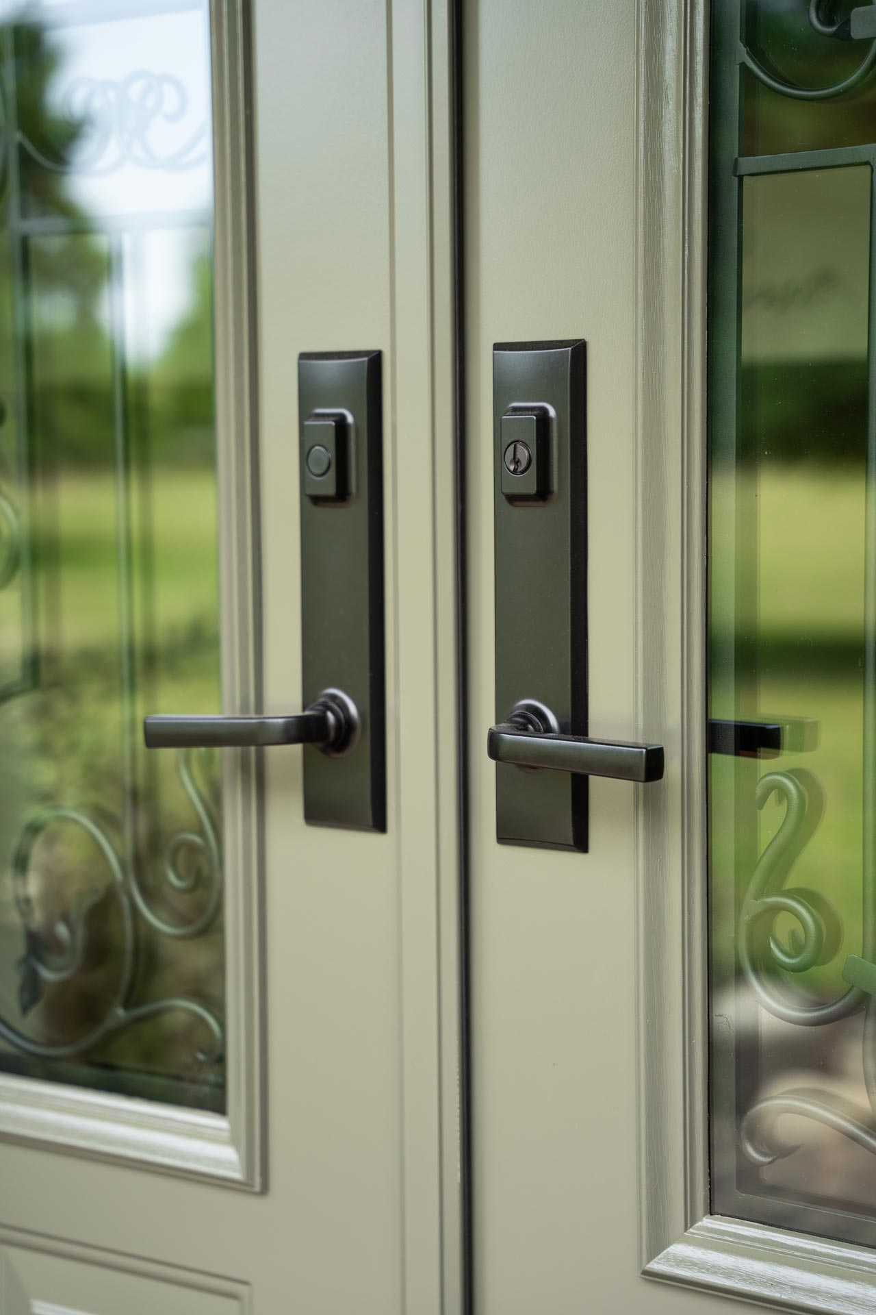 Trilennium® Westcott Entry Door Hardware in Black