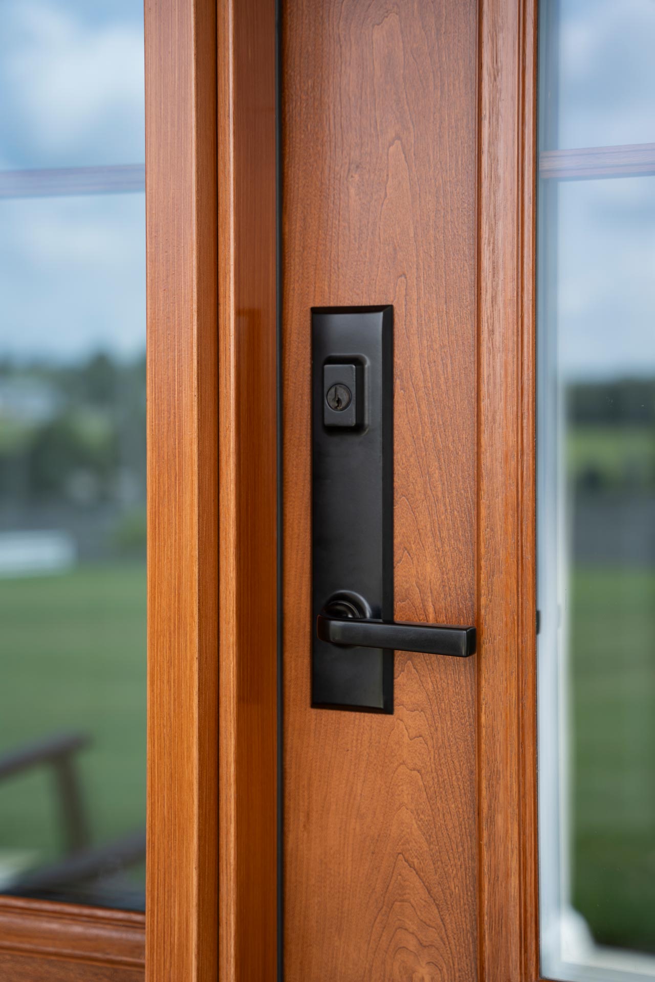 Trilennium® Westcott Entry Door Hardware in Black