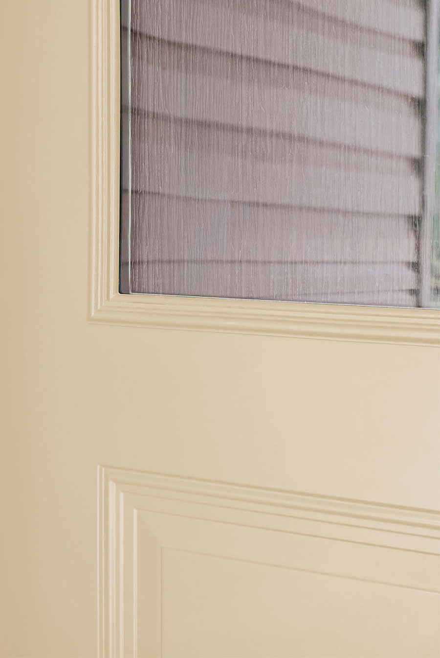 Toasted Coconut Painted Entry Door