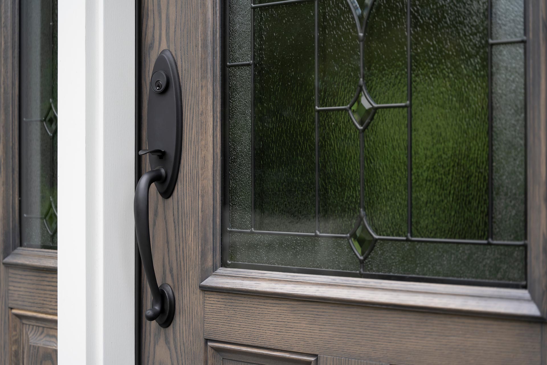 Emtek® Marietta Entry Door Hardware in Black