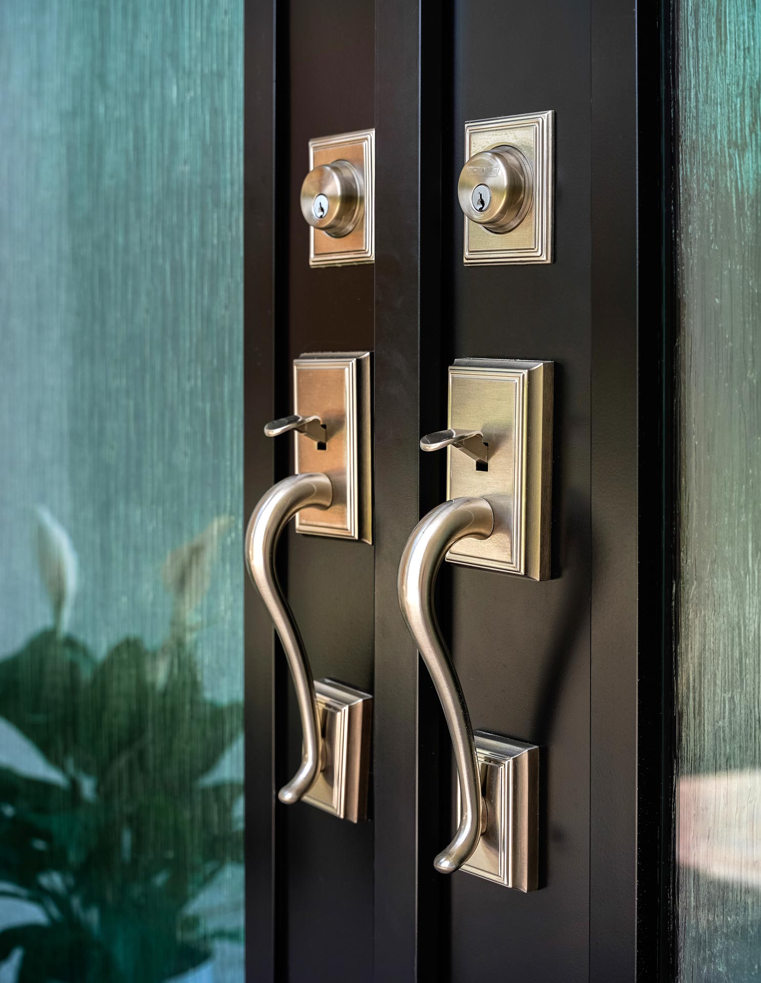 Schlage® Addison Entry Door Hardware in Satin Nickel