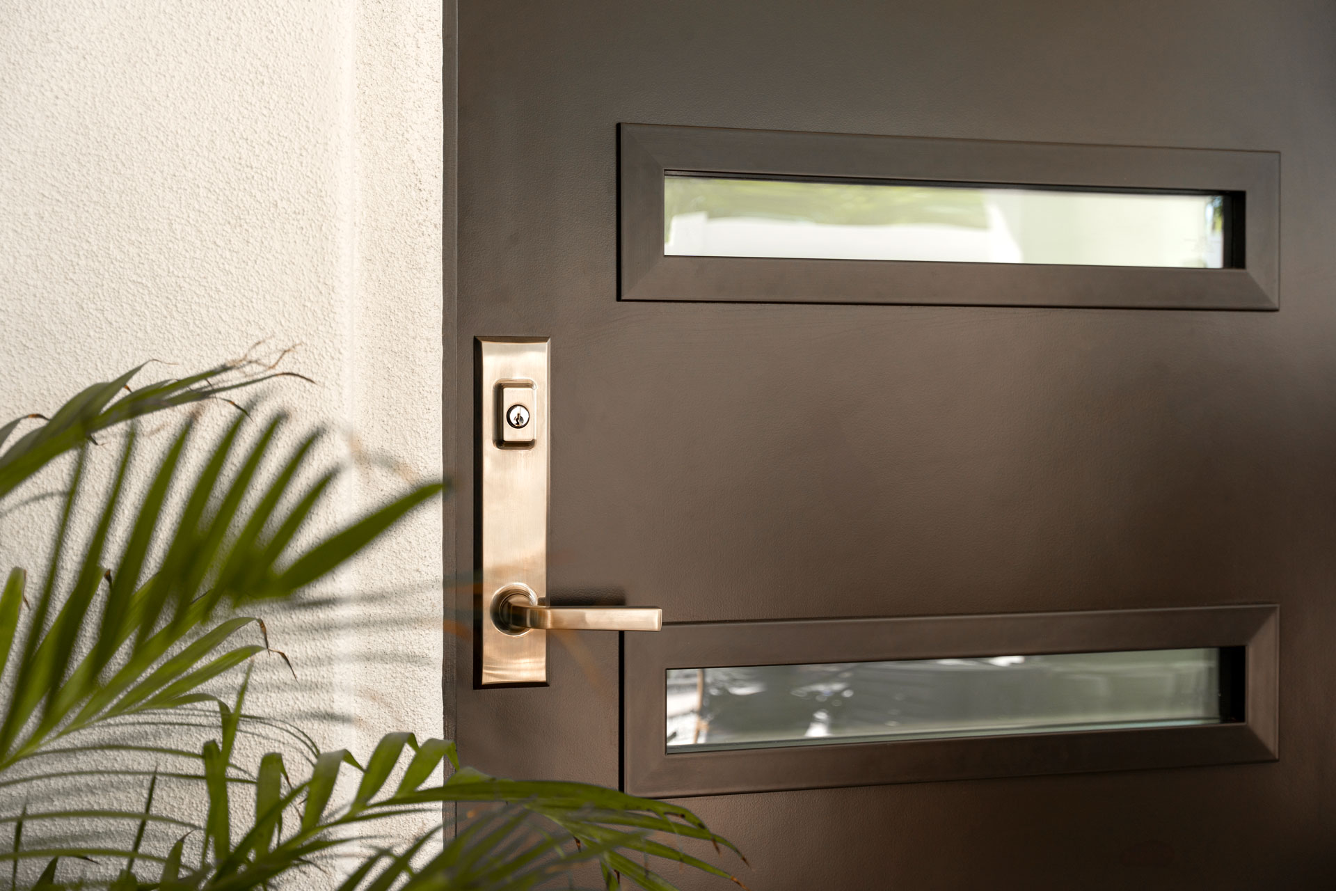 Trilennium® Westcott Entry Door Hardware in Satin Nickel