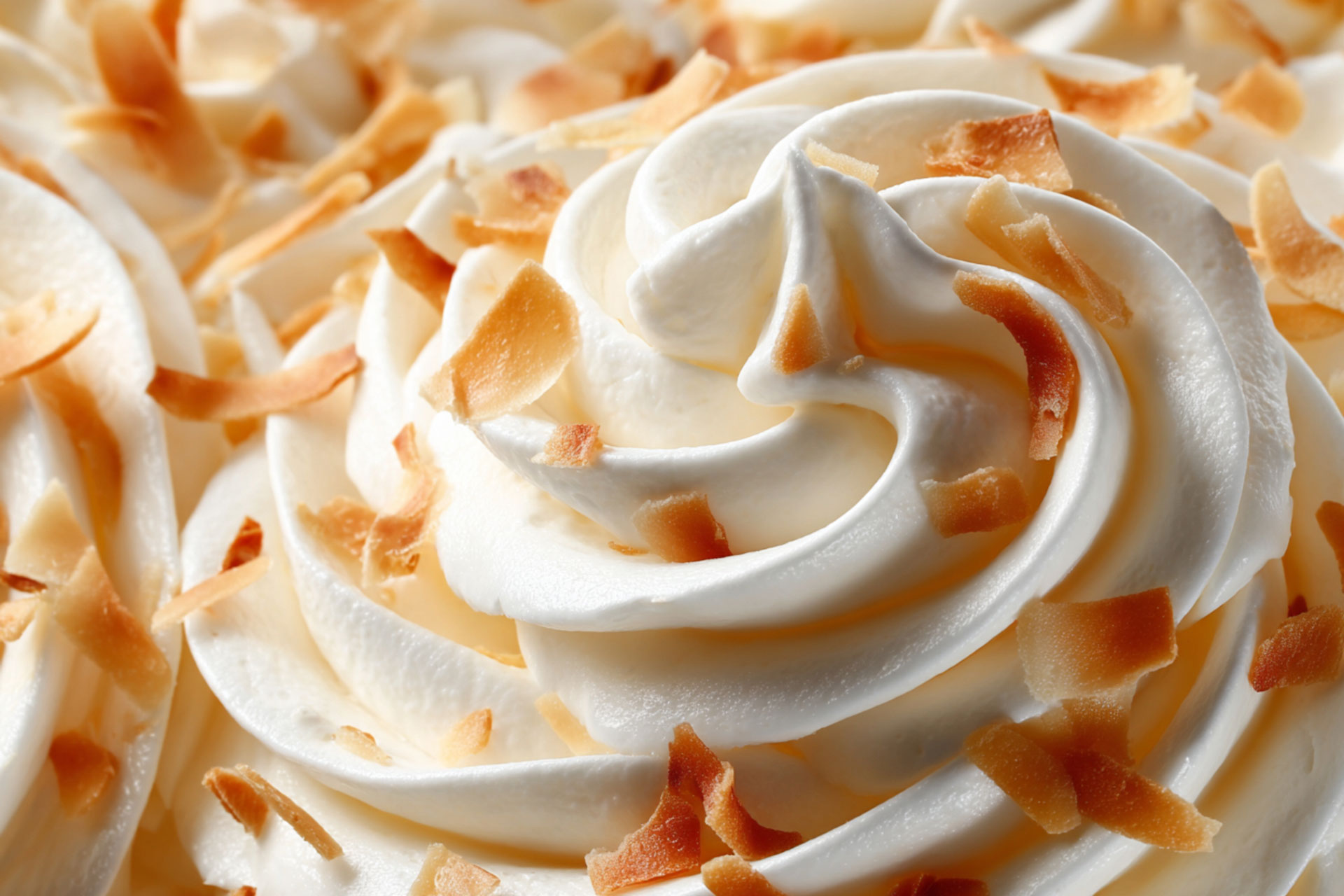 Toasted Coconut and Cream