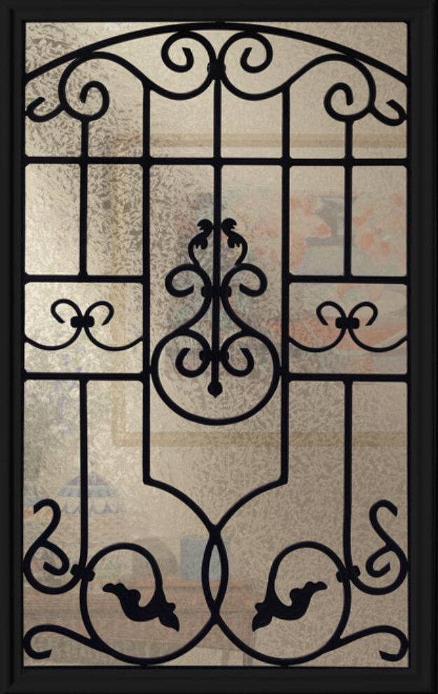 Barcelona Wrought Iron Glass