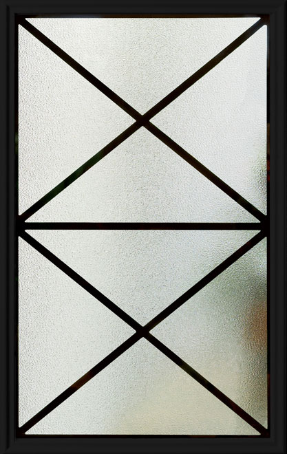 Crossbuck Wrought Iron Design