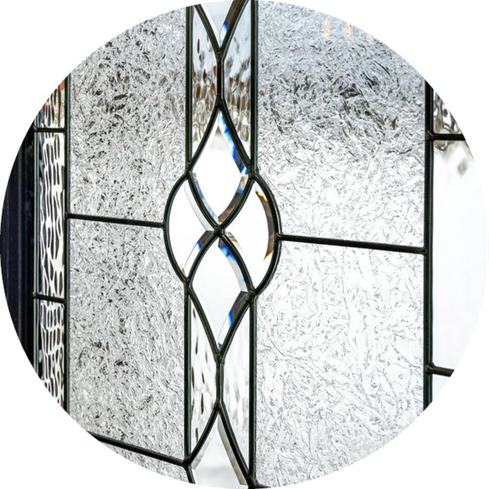Small circle selector image showing ProVia® Eclipse decorative glass for entry doors and windows