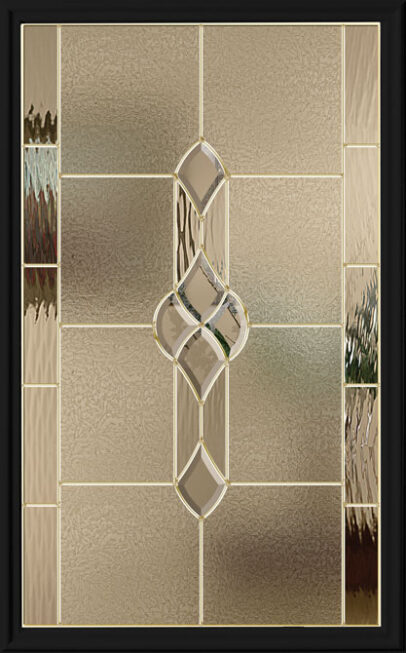 Eclipse decorative front door glass or decorative window glass