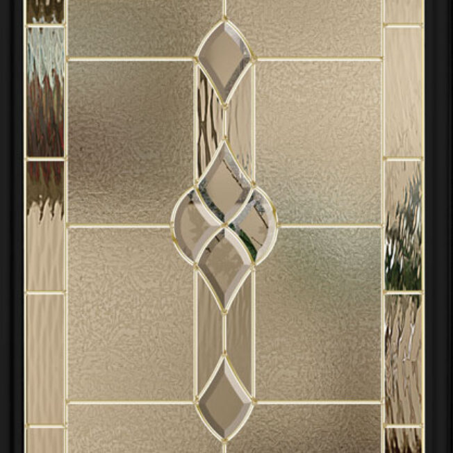 Eclipse decorative front door glass or decorative window glass