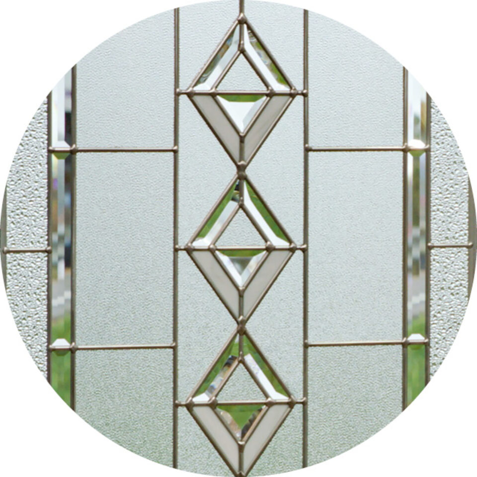 Small circle selector image showing ProVia® Gemstone decorative glass for doors and windows