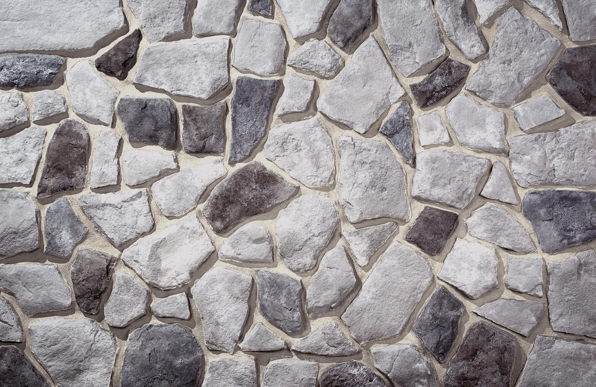 Fieldstone Breckenridge with Buff Grout