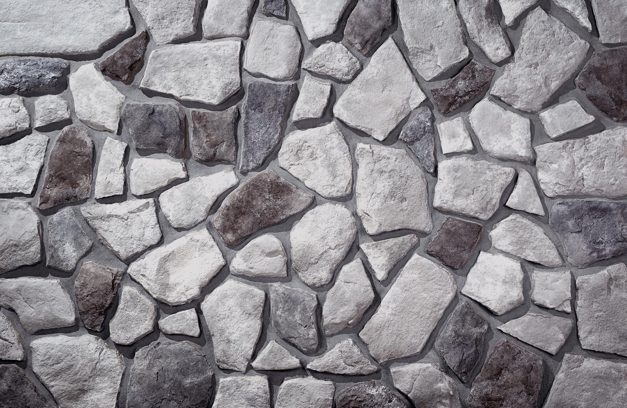 Fieldstone Breckenridge with Gray Grout