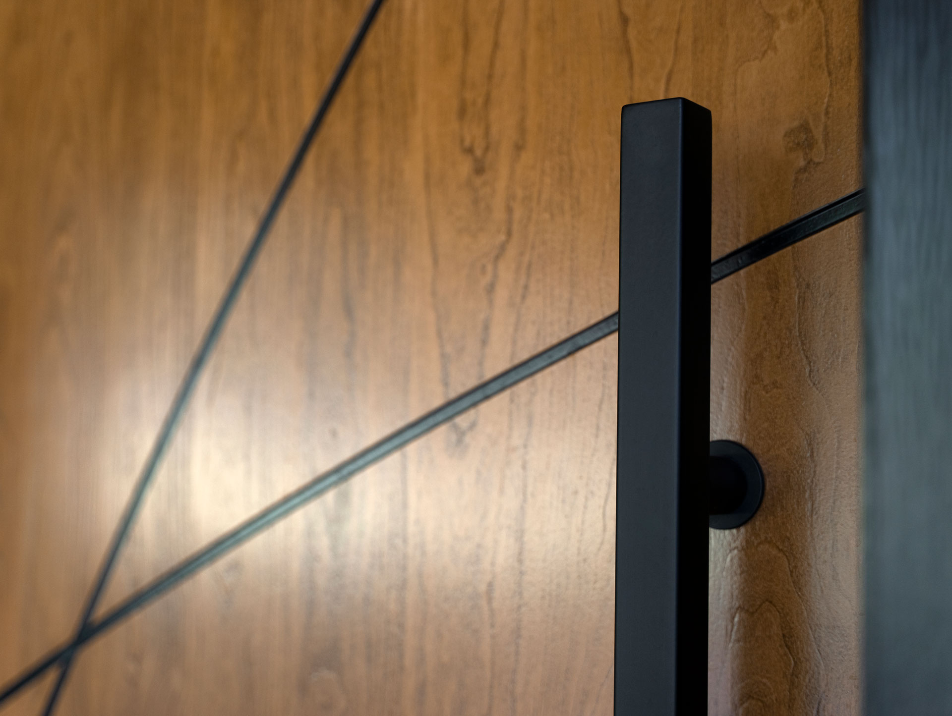 Emtek® Square Pull Bar in Black