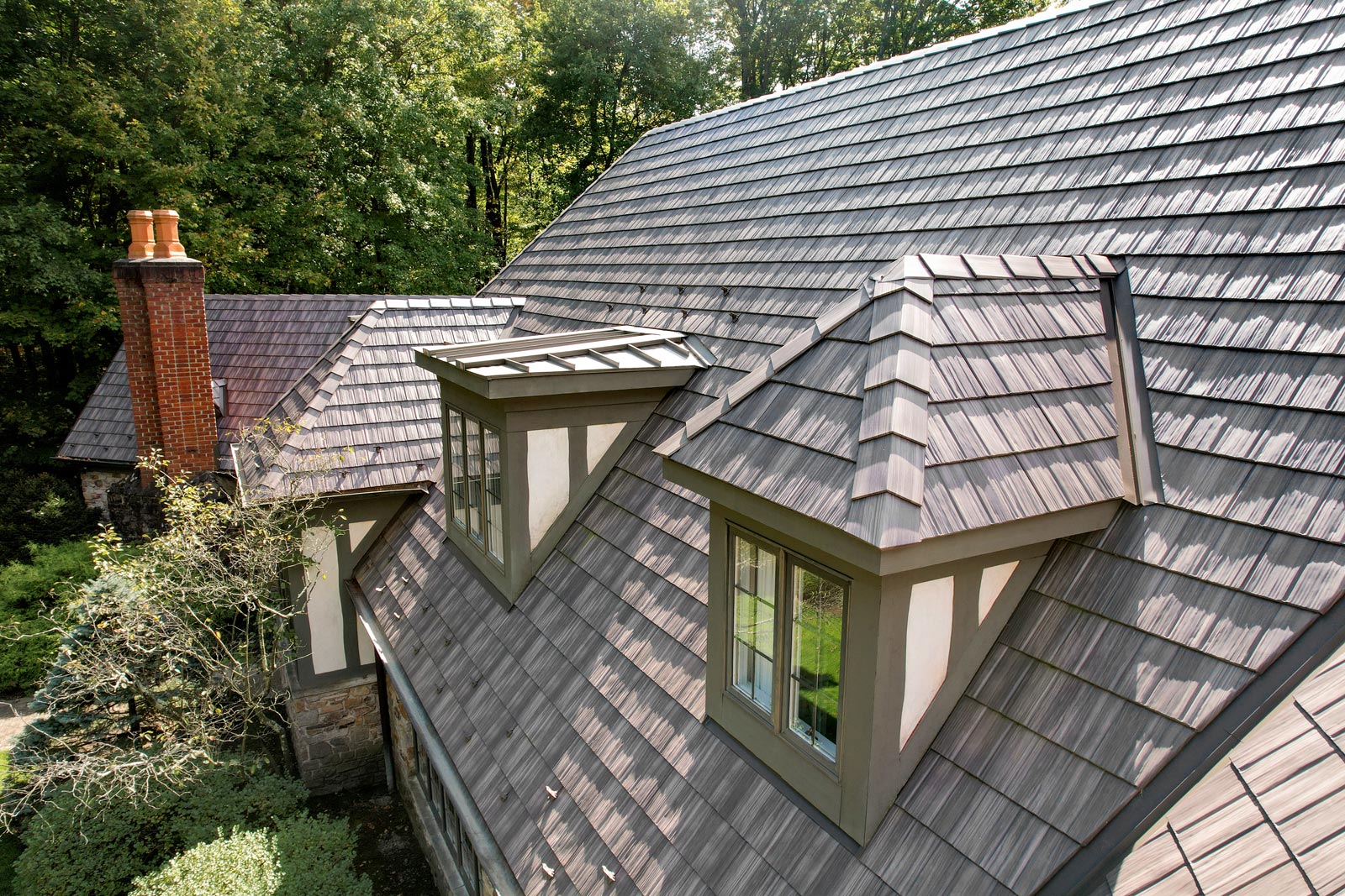 Briarwood Shake Metal Roofing