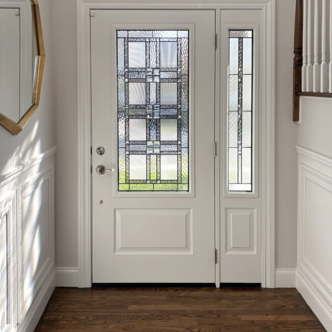 Ascent™ Smooth 440-1P in Snow Mist with Laurence Decorative Glass