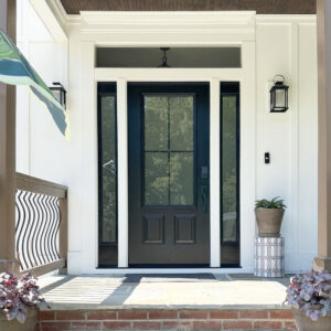 Charlene R. | Hillsborough, NC | Legacy™ 440 Woodgrain Textured Steel Entry Door with Sidelites