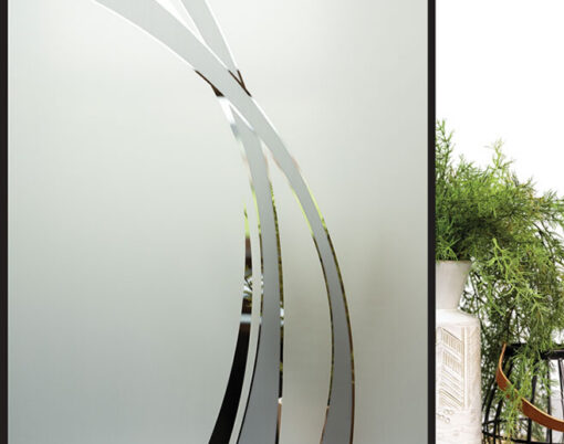 ProVia Breeze silk screen glass design