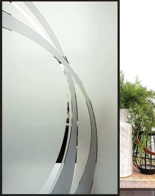 ProVia Breeze silk screen glass design
