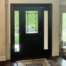 The Solomons | Bowie, MD | Legacy™ Smooth 430-2P Entry Door with 160 Sidelites in Coal Black