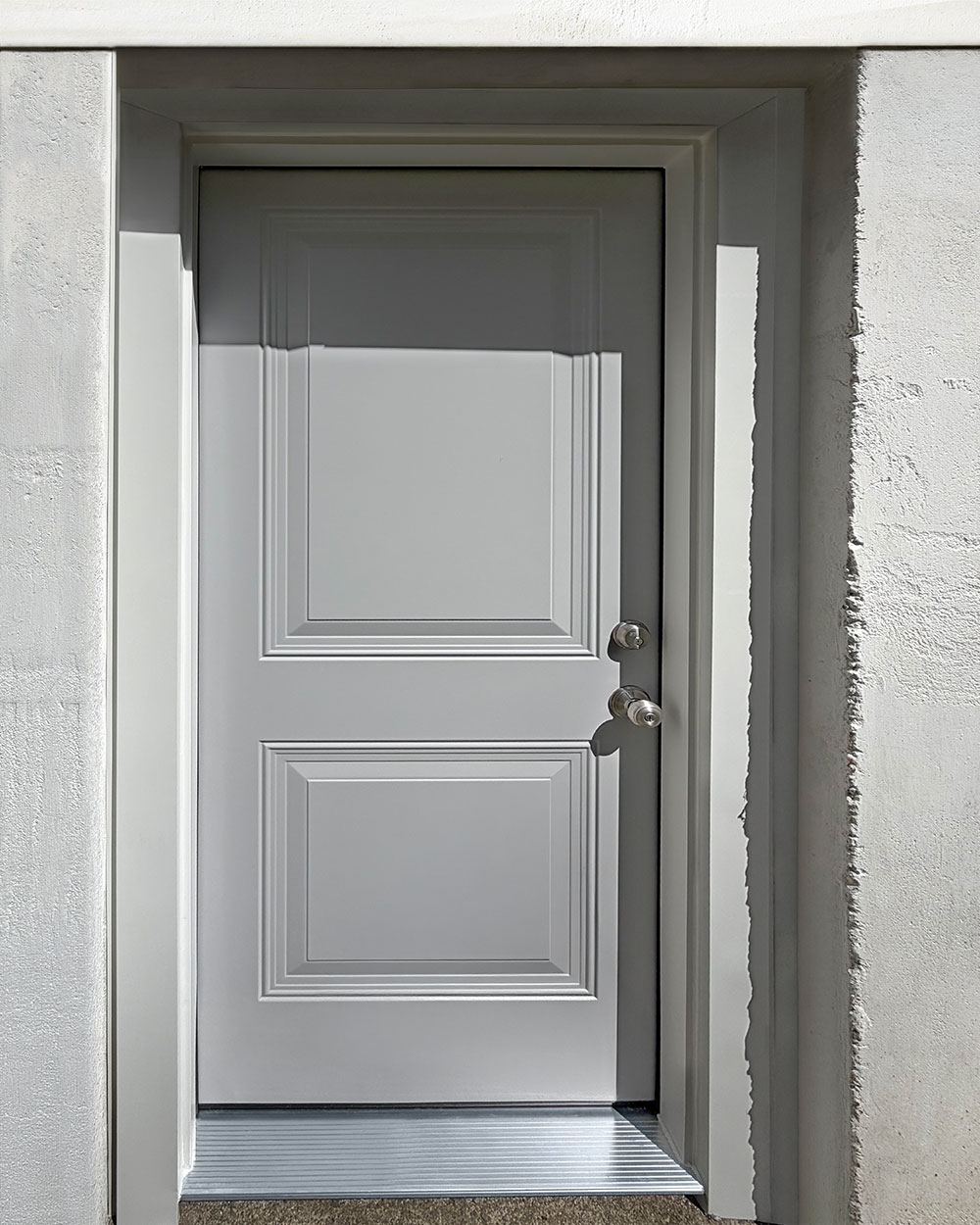 Keenan S. Legacy™ 002 Doors in Sterling Gray After