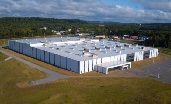 Exterior of a new ProVia® manufacturing facility in Dover, Ohio, which is expected to be completed in 2027.