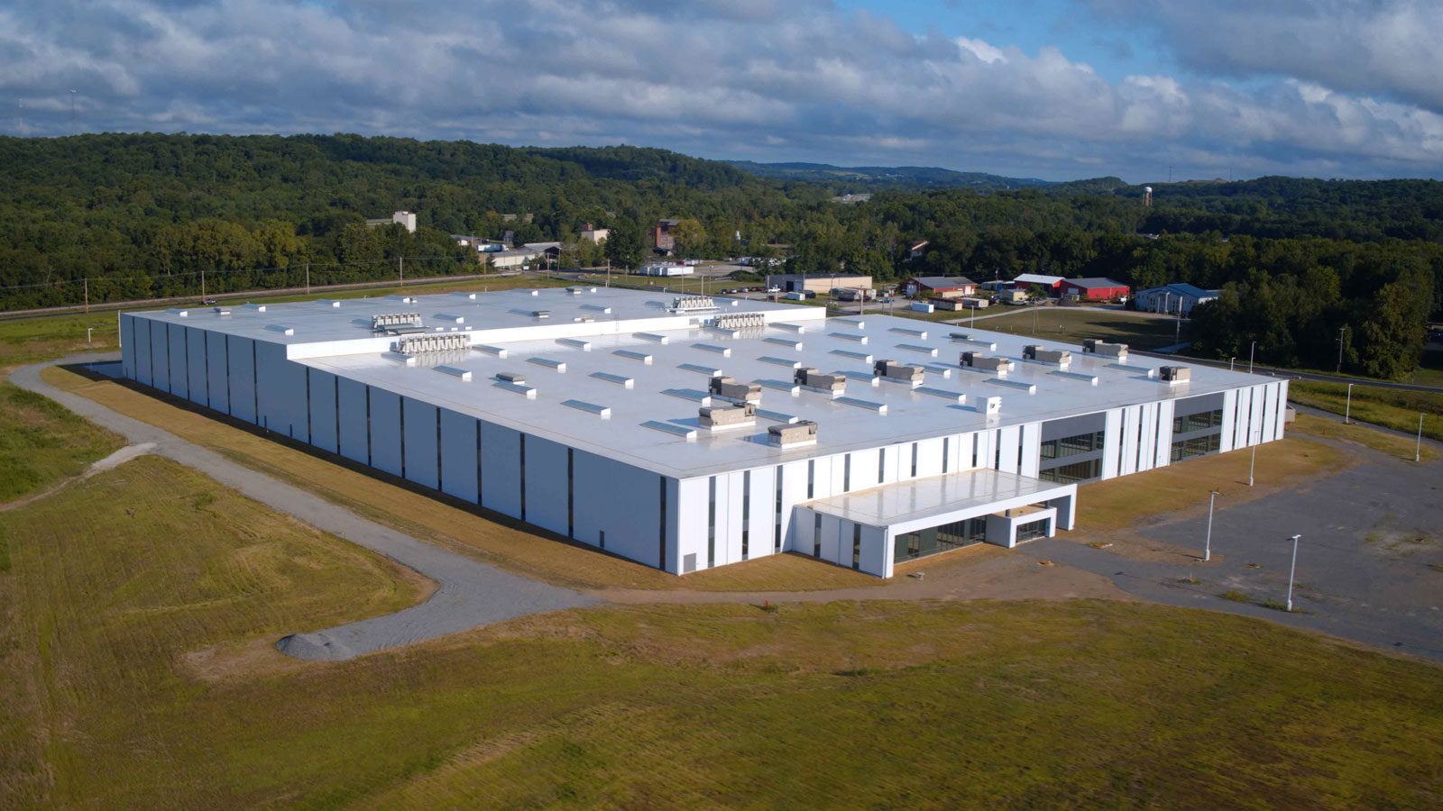 Exterior of a new ProVia® manufacturing facility in Dover, Ohio, which is expected to be completed in 2027.