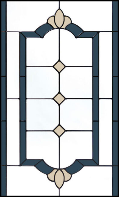 Isolated image of the ProVia® Art Glass style named Florence, which can be used in ProVia doors and windows to create a unique stained glass look