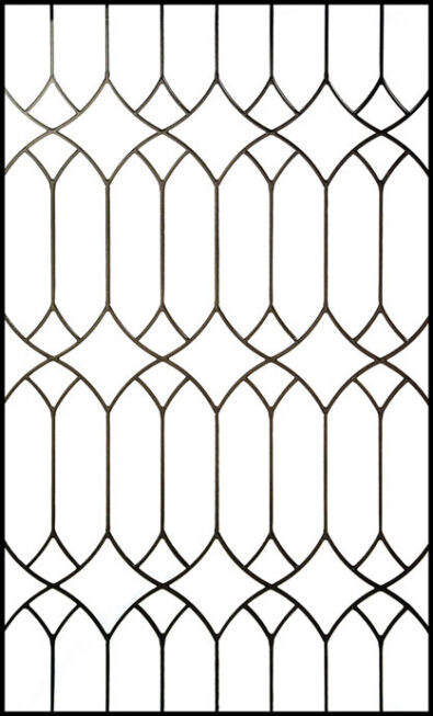Isolated image of the ProVia® Art Glass style named Imperial, which can be featured in ProVia doors and windows