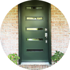 Jane G. | Jacksonville, FL | Legacy™ Smooth Steel Door in Evergreen