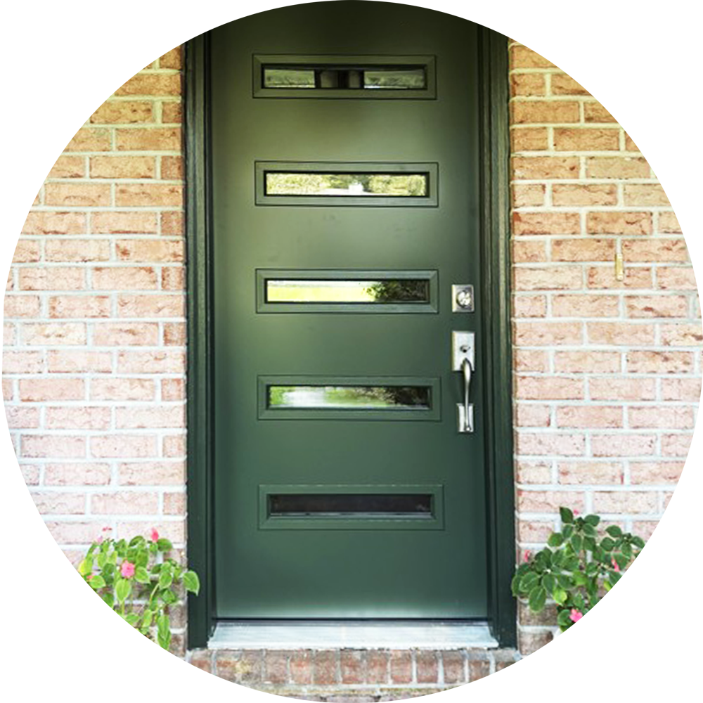 Jane G. | Jacksonville, FL | Legacy™ Smooth Steel Door in Evergreen