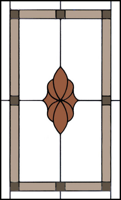 Isolated image of the ProVia® Art Glass style named Somerset, which can be used in ProVia doors and windows