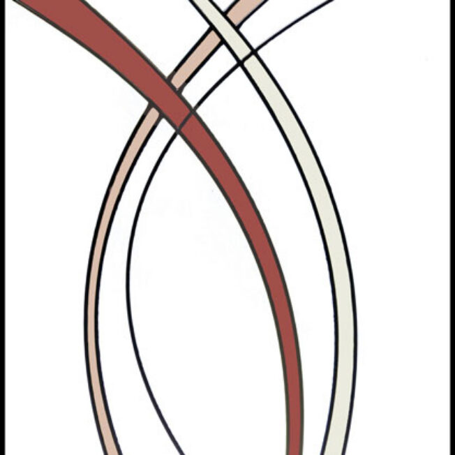 Isolated image of the ProVia® Art Glass style named Versa, which can be used in ProVia doors and windows
