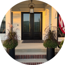Robert F. | Carmel, IN | Signet® Cherry 440 French Door in Coal Black with Chinchilla Privacy Glass